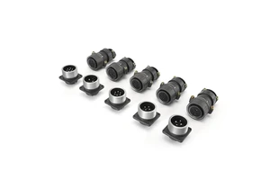 P28 Aviation Connector IP67 Waterproof 2 4 6 7 Pin Metal Mil Spec Male Female Plug Socket For Industrial Automation Customized