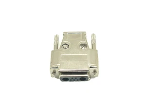 Factory price customized DB15 180 degree Male/Female D-Sub 15 pin Metal connector cover