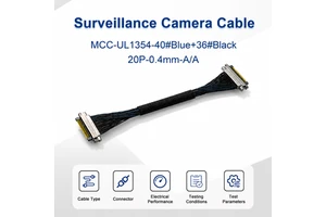 Micro Coaxial Cable I-PEX Compatible 46AWG Wire Medical Imaging Cable Custom Wire Harness High Speed Data Cable Wires