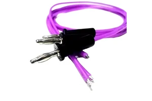 Free sample High quality banana connector with silicone cable