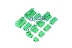 2EDG5.08-2P/3P/4P/5P/6P/7P/8P-16P straight leg/angled female base green terminal block
