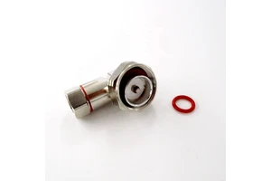 1/2" Feeder Coaxial Cable 50ohm Antenna Electrical Large 7/16 Din Male Plug Right Angle Clamp Rf Coaxial Connector