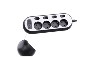 New Desktop Power Socket Extension Strip 4 Outlets With 2 USB 2 C 16A Electrical Plug EU Standards 4 Switches Creative Socket