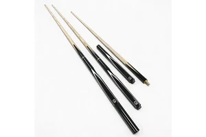 Factory Wholesale SLP Heifeng Series High Quality Snooker Cue Black White Style 3/4 Joint 9.5mm Tip Aluminum Alloy Connector