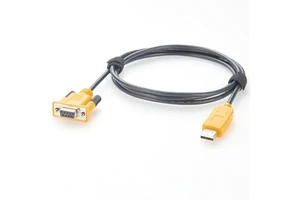 RS232 Serial to HID Keyboard Cable Cord D-sub 9-pin DB9 Female to USB a Male Connector Adapter Converter Cord 1.5m with CH9382
