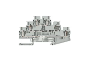 Siemens Italian Quality Premium Gray Terminal Block 32A 800V Screw Connection Tin Plated Copper PA 6.6 Plastic Modular