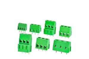 QIHUI Green Screw-Type PCB Terminal Block QH/KF128-2.54 3.5 3.81 5.0 5.08 7.5MM China