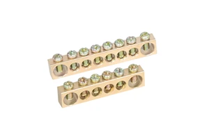 Brass Terminal Block - High-Conductivity Screw Connector, Heat & Oxidation Resistant