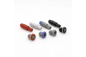 Linconn Push Pull Self-locking Plastic Audio & Video Adapter 1P 2P SAG SRG