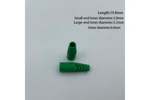 19.8mm Length SC APC 3.0mm Green Short Tail Sleeve SC APC Fiber Optic Connector Boot