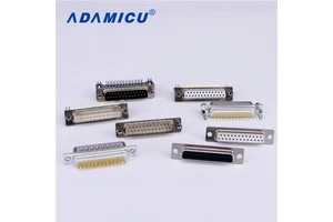 25-Pin D Sub Right Angle Male Connector Industrial Controller Connectors for PCB Boards