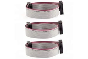 1.27mm Pitch IDC Connector Grey Flat Cable Assembly Ribbon Cable 6-64 Pin Wiring Harness With 10+ Sizes Available