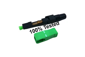 SC APC Fast Connector for G657A2/A1/B3/G652D Optical Fiber FTTH Use 13-Month Warranty 1315/1550 Frequency Range