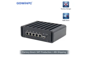 New 12th Gen N100 Micro Server 5x 2.5GbE I226-V LAN DDR5 NVMe Soft Router Support PVE Virtualization 3-Year Warranty