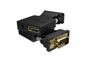 High Quality VGA for Converter Adapter Audio Full HD 1080P Video Output DC Output for PC Laptop Monitor Charging Data Transfer