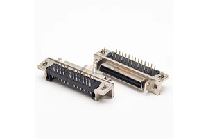 SCSI Connector PCB Mount 14 26 36 50 68 100 Pin 26P 68P Female Male Cable MDR HD R/A Adapter Adopter 3M