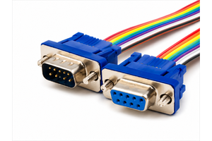 Industrial Shielded DB9 Male to Female Cable D-Sub 9Pin RS232 COM Port Extension Adapter Cable DB9 Serial Connection Wire Harnes
