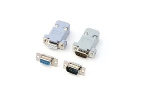 DB9 9 Pins D-Sub Soldering VGA Connector Male Female DB9 Connector With Case
