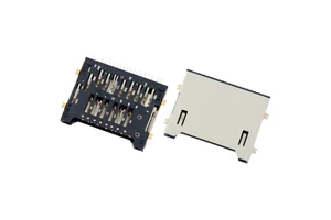 Electronic Components Connectors Supplier Standard Mini SD Card Socket Holder Memory Slot SD 4.0 PUSH PULL 19 Pin High Quality