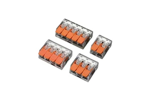 VSE-462/463/464/465 Fast Household Wire Quick Connectors Compact Spring Push-In Terminal Blocks 0.5-4mm LED For Lightning Copper