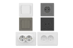 Computer Use EU Standard Home Electronics Sockets and Switches Electrical Accessories Wandschalter Wall Socket