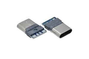 USB 3.0 Type C Cable Charger 14 Pin OTG Waterproof Socket 5.1K Resistor 5 Pad Phone Accessories Female Connector with PCB
