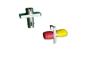 Factory Supply Plastic Optical Fiber Connector ST-FC to FC-ST Adapter KINZ-S10 with -20 to +70 Operating Temperature