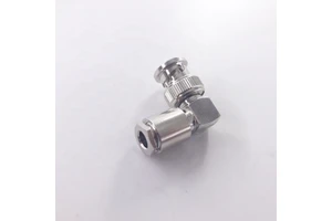 50 Ohm Coaxial Connector BNC Male Right Angle Clamp Connector for RG58 Cable