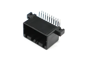 Jinhang20p-EL 20-pin Right Angle Car Wire-to-board Plug Socket Custom Plastic Terminal PCB Mounting Connector