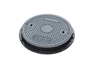 Molded Fiberglass Manhole Cover with Hinged FRP for Sewage Application