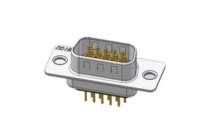 15-Pin D Sub Connectors for Projector Control PCB Board Header Through-Hole Straight Pins Plug Male Serial Port Connectors