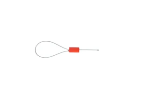 Disposable Anti-Tamper Pull Tight Hexagonal Metal Wire Seal Cable Multidiameter Serial Number
