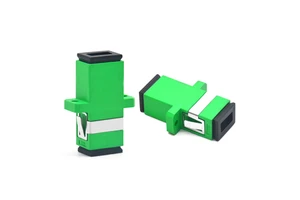 Wholesale Simplex Fiber Optic Connectors Single SC to SC Adapter with APC for Optic Communication Systems