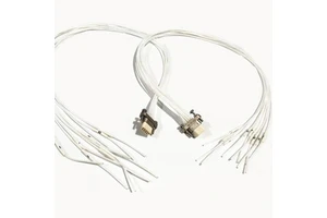 ELT Micro Rectangular Connector D-sub Plug J30J Series Male 9 Pins Model J30JB2-9TJL90-300 300V 3A 5000M Communication Wire