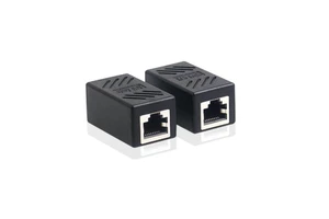 RJ45 CAT5 CAT6 CAT6a Coupler Extender Connector Ethernet Cable Extender Ethernet Coupler Female to Female Rj45 Connector