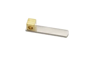 Bhagwati Customized Size Premium Grade Brass Flat Pin Insertion Natural Color Electricity Terminal Connector Accessories for