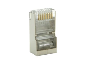 Network Connectors CAT6 CAT5e Pass for RJ45 UTP 1.0-1.1mm Pin Holes Copper for LED Ethernet Cable PC