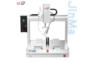 Double-station Rotary Automatic Soldering Robot Intelligent Temp Control Efficient Continuous Welding