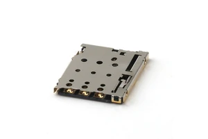 1.25H Sim Card Holder Connector Push Push Type PCB Nano Sim Card Connector