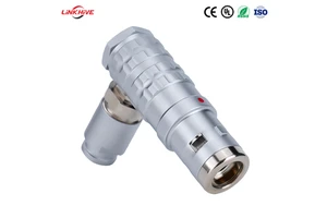 OEM Wholesale Custom Multi Pin 90 Degree Circular Connectors OEM Industrial Automation Equipment Cable Self-Latching Connector