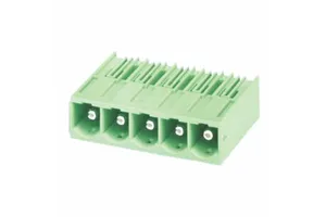 Wanjie Terminal Block /Terminal Block Right Angle Pitch 10.16mm Closd End/ Pluggable Terminal Block
