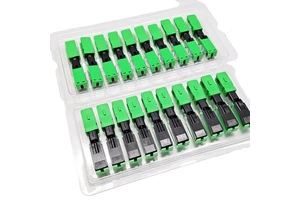 Factory SC APC Fiber Optic Quick Connector FTTH Drop Cable Optical Mechanical Quick Connector Fiber Optical Fast Connector
