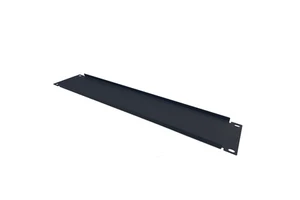 19-Inch Black Metal Cabinet 2U Backplane Blind Plate Ethernet Connectors Network Server Cooling Shield Accessories Cover Plate