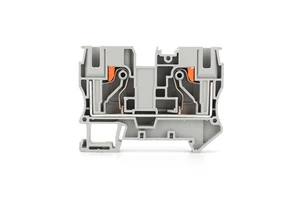 PT 10 Compatible High Current Push In Terminal Block 10mm2 8 AWG Power Distribution For Industrial Equipment