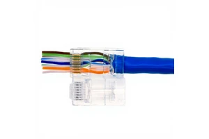 UTP RJ45 Cat6 Utp 8p8c Ethernet 8 Pin Socket Connectors Network Cable cat 6 Pass Through RJ 45 Modular Plug