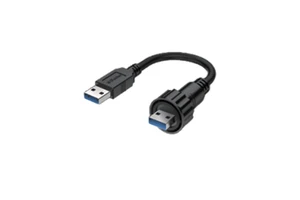 IP67/IP68 Outdoor Waterproof USB 2.0/3.0 Panel Mount Receptacle Nylon Housing USB Connector