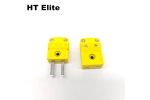 K-type Yellow Mini USB Thermocouple Connector Plastic Male/Female Plug With Factory Direct-sale Price And Low Quantity