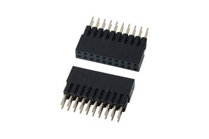 Wholesale XFE 2.54mm 0.64x0.4SQ Double Rows Female Pin Header Connector Pitch Connector
