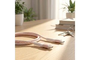 KYT C-C Fast Charging Data Cable with PD Fast Charging for iPhone 12/13/14/15/16 - TPE/Nylon Braided Anti-Bend Design