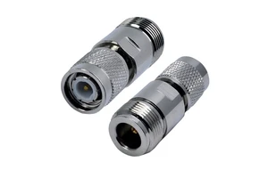 Connector 50 Ohm TNC Male to N Female RF Coaxial Adapter Straight Conversion Antenna Cable GPS Router Communication System